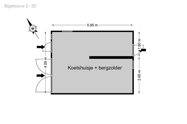 Floorplan - Sigerswâld 15, 9263 TW Garyp